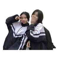 Áo Khoác - Gió Đồng - Phục Học Sinh - Áo Học Sinh Mùa Đông Pha Chéo Cánh Dơi 2 Lớp - 3 lớp Màu Sắc Chuẩn Mẫu Nhà Trường