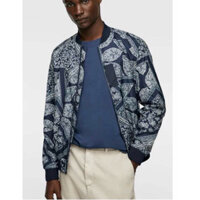 Áo Khoác gió Jacket bomber Zara hoạ tiết