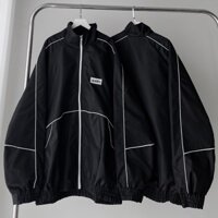 Áo khoác gió Lucky nam nữ,Áo khoác dù 2 lớp dày dặn phong cách Unisex