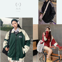 Áo Khoác Gió MNS Jacket, Áo Khoác Dù Nam Nữ 2 Lớp Hình Thêu xịn tag mac đầyy đủ ACA STORE