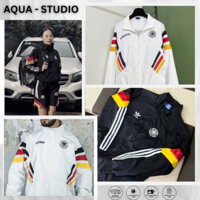 Áo Khoác Gió Nam Đội Tuyển Đức  Euro 2024 Siêu Chất - Áo Khoác Gió Nam Nữ A Đi Đát Thêu Logo Siêu Đẹp