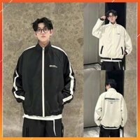 Áo Khoác Gió Nam Nữ 2 Lớp 2 Mặt Chống Nước,Áo Gió Unisex