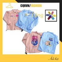 Áo Khoác Gió Nam Nữ 2 Lớp Đẹp 100% Polyester , Áo Gió Chống Nắng, Nước, Cản Gió Tốt 1 Size Dưới 75kg và 1m80