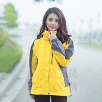 Áo khoác gió nam nữ 2 lớp chống nắng gió size châu á, vải gore tex thể thao JACWINN V350