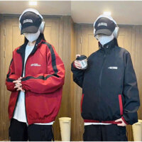 Áo Khoác Gió Nam Nữ 2 Mặt, chất gió tráng cản gió cản nước