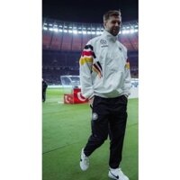 Áo khoác gió nam nữ bóng đá đội tuyển đức phối màu tay nổi bật thời trang thể thao