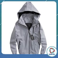 Áo Khoác Gió Nam Thể Thao Unisex 2 Lớp Có Túi Đựng Siêu Đẹp Cao Cấp Chống Nước Chống Nắng