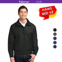 Áo Khoác Gió Nam Thun Gấu Hàng Xuất, Áo Gió Nam 2 Lớp Lót Nỉ Có 2 Khóa Kéo Túi Trong Cực To, Chắn Gió, Chắn Mưa