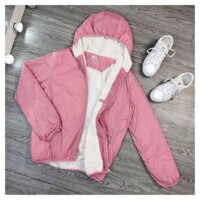 Áo khoác gió nhiều màu , lót lông cừu kèm mũ áo hoodie lót lông muticolor unisex HOT 💝