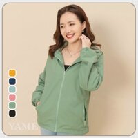 Áo khoác gió nữ 2 lớp chống nước, vải dù tráng bạc cao cấp chăn gió, cản bụi,  áo gió nữ thời trang YAME