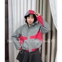 Áo khoác gió nữ mẫu mới thời trang phong cách Women's Jacket, áo gió nữ thời trang AT02A