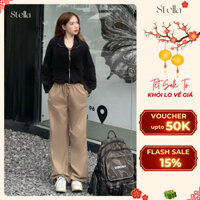 Áo Khoác Gió Nữ Stella Mỏng Nhẹ, Thiết Kế Túi Vuông Cá Tính - Mẫu 6271