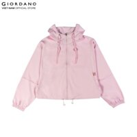 Áo Khoác Gió Nữ Windbreaker Mỏng Nhẹ Giordano 05372003 - 81-Tím - S