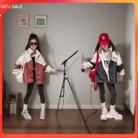 Áo khoác gió trẻ em 2 lớp 6-14 tuổi chữ EVER VÀ ROKU hàng Quảng Châu dáng thời trang