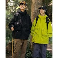 Áo khoác gió unisex 2 lớp TÚI HỘP có túi trong, Áo khoác dù chống nước, chống bụi phong cách Hàn Quốc