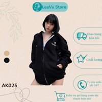 Áo Khoác Hình In Nổi Form Rộng, Áo Hoodie Unisex Họa Tiết Trái Dừa, Chất Liệu Nỉ AK025