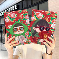 Áo khoác hoa lớn Đông Bắc 2020 ipad10 Vỏ bảo vệ pro2018 Apple mini6 Áo khoác ipod9 Mini 4 Shell air5 Thích hợp cho 2 Máy tính bảng 3 có khe cắm bút 106 6 8th Generation ioad Giảm giá 30% cho bé gái