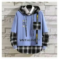 áo khoác hoddie sọc caro