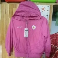 Áo khoác hồng hoa cúc cho bé 18-30kg