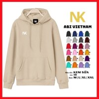 Áo Khoác Hoodie ABI Lucky B Nỉ TRƠN Form Rộng Tiêu Chuẩn Ulzzang