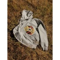 Áo khoác Hoodie Boxy PORSCHE Nỉ Bông Form Rộng Unisex Nam Nữ