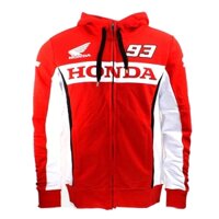 Áo Khoác hoodie Chui Đầu Có Khóa Kéo In Logo Xe moto honda 93 Thời Trang Cho Nam Và Nữ