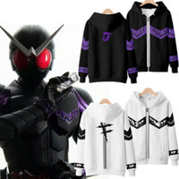 Áo Khoác Hoodie Có Khóa Kéo In Hình Kamen Rider W Joker Decade 3D Thời Trang Thu Đông Dành Cho Nam Nữ