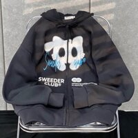 Áo KHOÁC Hoodie Dây kéo 2 Màu Nam Nữ chất nỉ Ulzzang Unisex CLUB 2022 Thời Trang - TP92 linh miu.shop