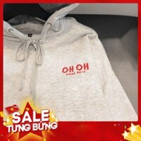ÁO KHOÁC HOODIE DÂY KÉO OHOH UNISEX (Form Lửng) - Hàng nhập khẩu