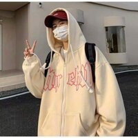 Aó khoác HOODIE from rộng nón to, dây kéo hot trend TM
