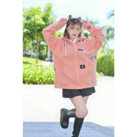 Áo Khoác Hoodie in chữ :it is what Nữ Form Rộng Ulzzang Unisex-shopsituoiteen