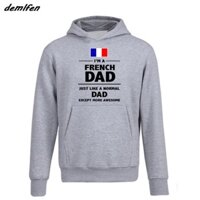 Áo Khoác hoodie Nam In Chữ im a french dad dad Daddys day france Ý Tưởng Vui Nhộn