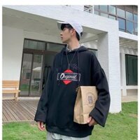 Áo khoác hoodie nam nữ chất vải nỉ giá rẻ - Đen - M