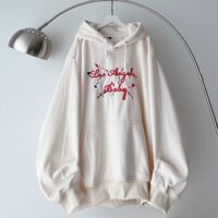 Áo Khoác Hoodie Nam Nữ Chui Đầu Họa Tiết Chữ LOS ANGELES Có Nón 2 Lớp Có Khoen Mẫu Mới Hottrend TP