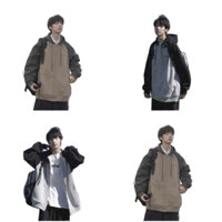Áo Khoác Hoodie Nam Nữ Thêu Chữ Chất Thun Len Tay Dài , Ráp Lăng Viền Mí Top Áo Nỉ Bông Chống Nắng Jacket