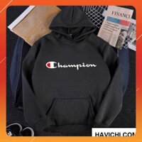 Áo khoác Hoodie nam nữ 💚𝗙𝗥𝗘𝗘𝗦𝗛𝗜𝗣💚 Áo khoác Hoodie nam nữ Đen Champion