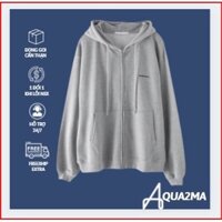 Áo khoác hoodie nỉ ngoại Aqua2ma áo khoác ulzzang Freesize rẻ đẹp Timo KNN57