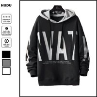 ÁO KHOÁC HOODIE NÓN CHUI ĐẦU NAM, ÁO HOODIE NỈ UNISEX VAT