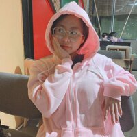 ÁO KHOÁC HOODIE NỮ THÊU TIM MÀU ĐEN , XANH , TRẮNG VÀ HỒNG - Hồng,Freesize