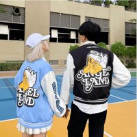 ÁO KHOÁC HOODIE NÚT BẤM BÓNG CHÀY ANGEL LAND SIÊU HOT TH - XANH - L