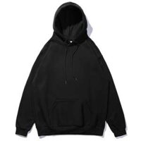 Áo Khoác Hoodie Trơn -Màu Đen