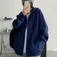 Áo Khoác Hoodie Trơn Nam Nữ thời trang