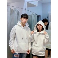 ÁO KHOÁC HOODIE UNISEX COUPLE NAM NỮ CHẤT VẢI DÀY DẶN, ÁO KHOÁC NỈ THU ĐÔNG - ĐỎ,FREE SIZE