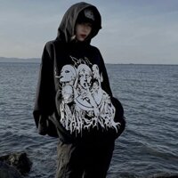 Áo khoác hoodie VAR STUDIO đen, Áo hoodie cặp đôi, áo hoodie đi phượt - Đen - M