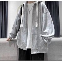 Áo Khoác Hoodie Zip form rộng vải nỉ ngoại dày ( có big size 120kg)