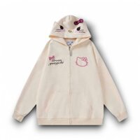 Áo Khoác Hoodie Zip Nón Rộng 2 Lớp GUNGCHI Tay Phồng Khóa Kéo Phao Vải Nỉ Dày Dặn Jacket - FAGU