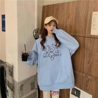 ÁO KHOÁC HOODIES NAM NỮ,NHIỀU MÀU XINH XẮN MẪU MỚI NHẤT HIỆN NAY - XANH,S