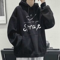 Áo Khoác Hoodies Nam Unisex Chui Đầu Vải Nỉ Dày Form Rộng In Chữ Có Nón Lớn Hot Trend Hopy_Store
