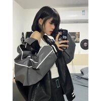 Áo Khoác Jacket Da Phong Cách Âu Mỹ Cool Ngầu