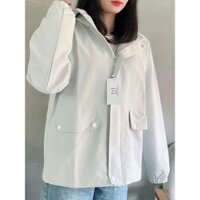 Áo khoác Jacket wet form rộng 2 lớp trượt nước chống nắng Lamo Clothing LA014